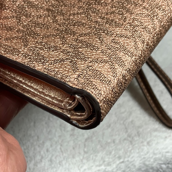 Michael Kors Jet Set Travel Large Double Zip Wristlet - Picture 11 of 16